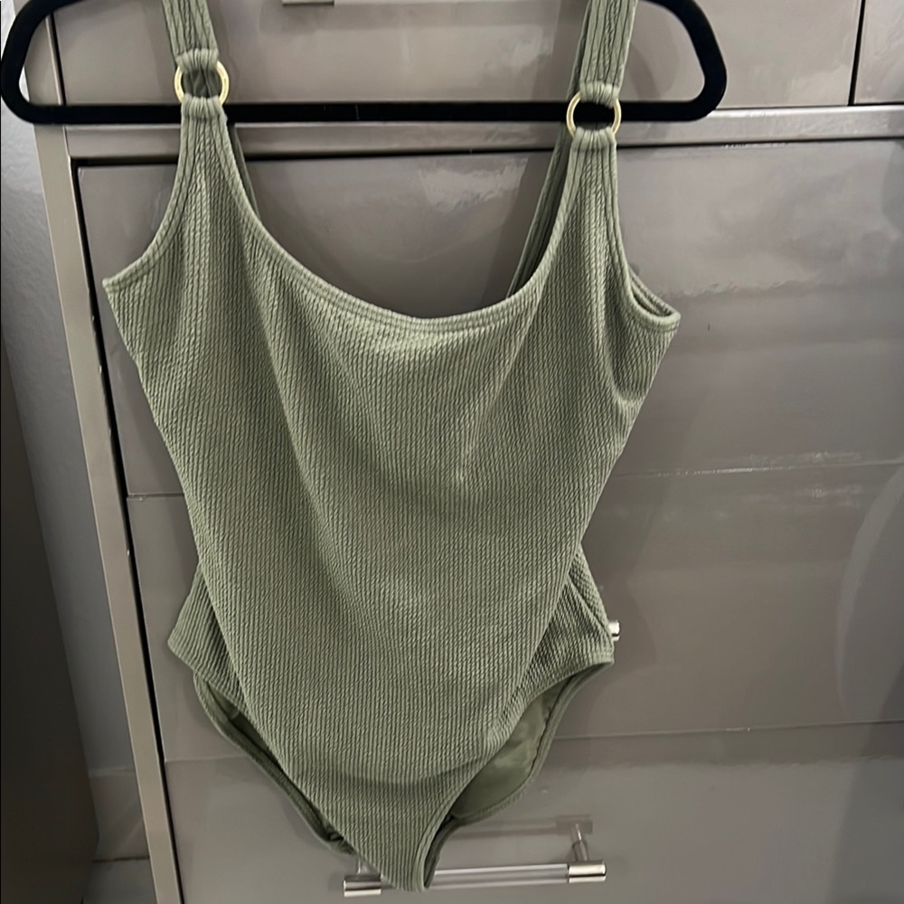 Michael kors Olive Green One Piece Swimsuit